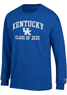 Champion Kentucky Wildcats Blue Class of 2025 Text Jersey Long Sleeve T Shirt