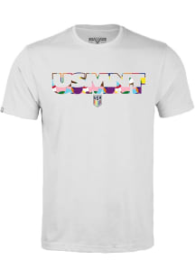 Levelwear USMNT White Richmond Pride 25 Short Sleeve T Shirt