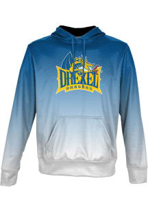 Youth Drexel Dragons Navy Blue ProSphere Zoom Long Sleeve Hooded Sweatshirt