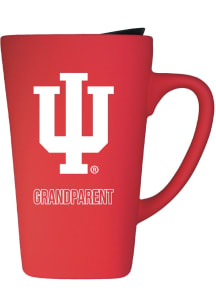 Crimson Indiana Hoosiers 16oz Grandparent Soft Touch Ceramic Mug