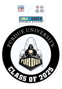 Black Purdue Boilermakers Class of 2025 Durable Stickers
