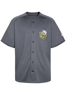 Michigan Wolverines Mens Grey Replica Baseball Jersey