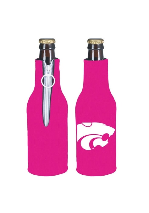 Kansas State Wildcats 1/2 Liter Water Soda Bottle Koozie Cooler Clip  University