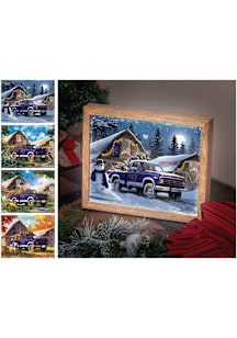 Washington Huskies team logo Table Lamp