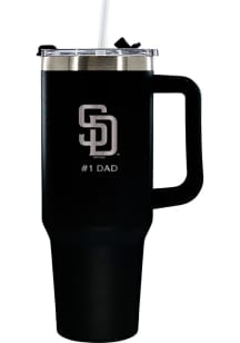 San Diego Padres Dad 40oz Stainless Steel Tumbler - Black