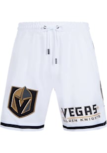 Pro Standard Vegas Golden Knights Mens White Classic Chenille Shorts