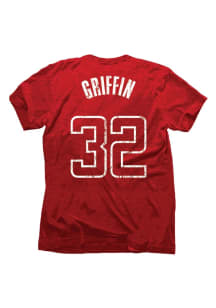 Blake Griffin Los Angeles Clippers Crimson Tri-Blend Short Sleeve Player T Shirt