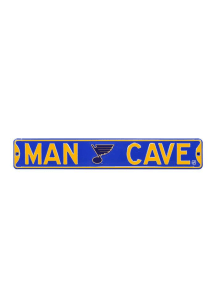 St Louis Blues 6x36 Man Cave Street Sign