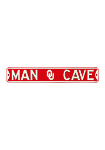 Oklahoma Sooners 6x36 Man Cave Street Sign