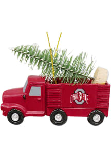 Ohio State Buckeyes Truck With Tree Ornament