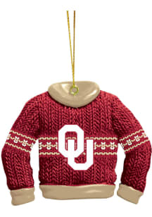 Oklahoma Sooners Ugly Sweater Ornament