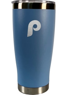 Philadelphia Phillies Laser Etched Graphics Stainless Steel Tumbler - Blue