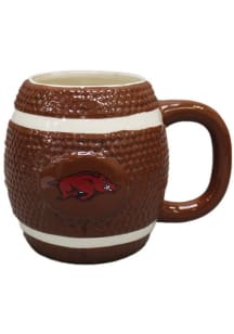 Arkansas Razorbacks 15oz Sculpted Football Logo Mug Mug