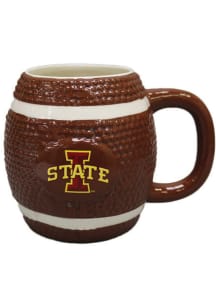 Iowa State Cyclones 15oz Sculpted Football Logo Mug Mug
