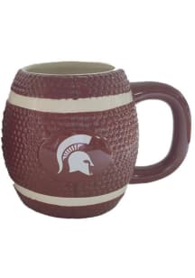 Michigan State Spartans 15oz Sculpted Football Logo Mug Mug