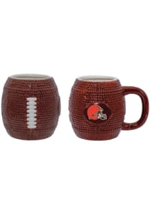 Cleveland Browns 15oz Sculpted Football Logo Mug Mug