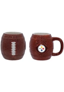 Pittsburgh Steelers 15oz Sculpted Football Logo Mug Mug