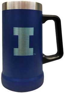 Illinois Fighting Illini 24oz SS Team Color Stein Etched Logo Stainless Steel Tumbler - Navy Blue