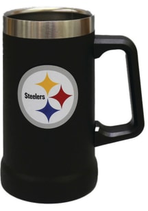 Pittsburgh Steelers 24oz SS Team Color Stein Etched Logo Stainless Steel Tumbler - Black
