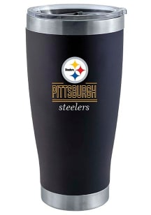 Pittsburgh Steelers 20 oz Classic Crew Stainless Steel Tumbler Stainless Steel Tumbler - Black