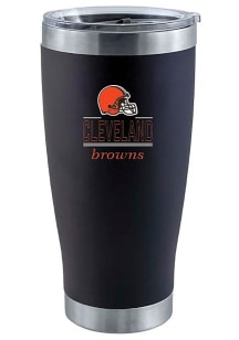 Cleveland Browns 20 oz Classic Crew Stainless Steel Tumbler Stainless Steel Tumbler - Black