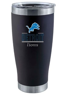 Detroit Lions 20 oz Classic Crew Stainless Steel Tumbler Stainless Steel Tumbler - Black