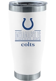Indianapolis Colts 20 oz Classic Crew Stainless Steel Tumbler Stainless Steel Tumbler - White