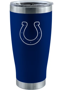 Indianapolis Colts 20 oz Laser Etched Stainless Steel Tumbler Stainless Steel Tumbler - Blue