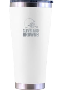 Cleveland Browns 30 oz Classic Crew Laser Etched Stainless Steel Tumbler Stainless Steel Tumbler..