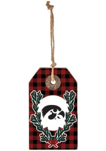 Iowa Hawkeyes Gift Tag Ornament