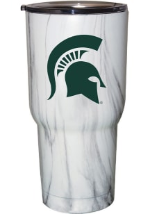 Michigan State Spartans 30oz Marble Stainless Steel Tumbler - White