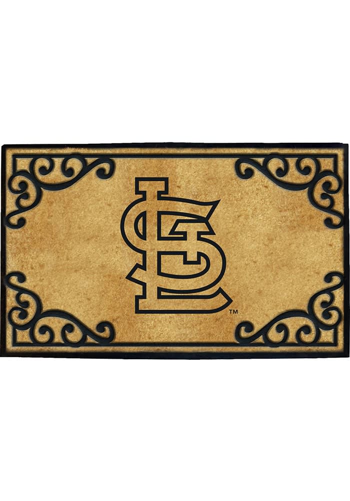 St. Louis Cardinals Team Logo Coir Doormat