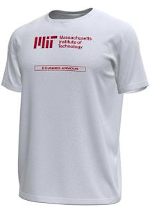 Under Armour MIT Engineers White Name Tech Stretch Short Sleeve T Shirt