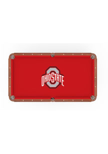 Red Ohio State Buckeyes Pool Table Cloth Pool Table