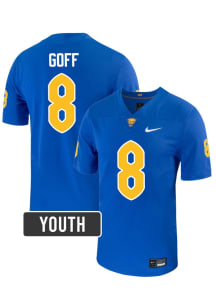 Juelz Goff Nike Youth Blue Pitt Panthers NIL Name And Number Football Jersey Jersey