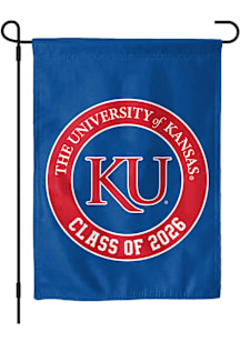 Kansas Jayhawks Class of 2026 Garden Flag - Blue