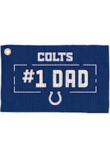 Indianapolis Colts #1 Dad Waffle Golf Towel