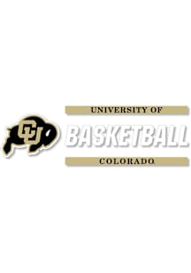 Colorado Buffaloes 6x2 Basketball Auto Decal - Black