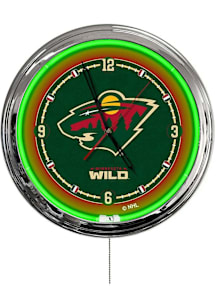 Minnesota Wild Multi Color LED Wall Clock