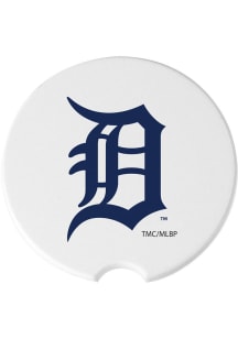 Detroit Tigers Ceramic 2 Pack Car Coaster - White