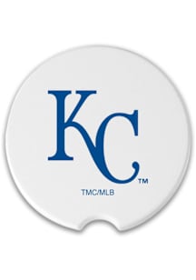 Kansas City Royals Ceramic 2 Pack Car Coaster - White