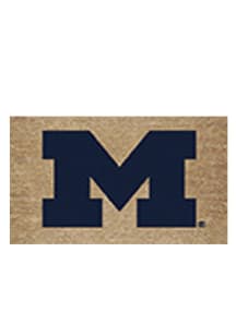 Michigan Wolverines Logo Door Mat