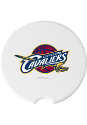 Cleveland Cavaliers Ceramic 2 Pack Car Coaster - White