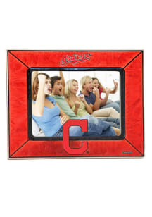 Cleveland Indians 4x6 Art Glass Horizontal Picture Frame