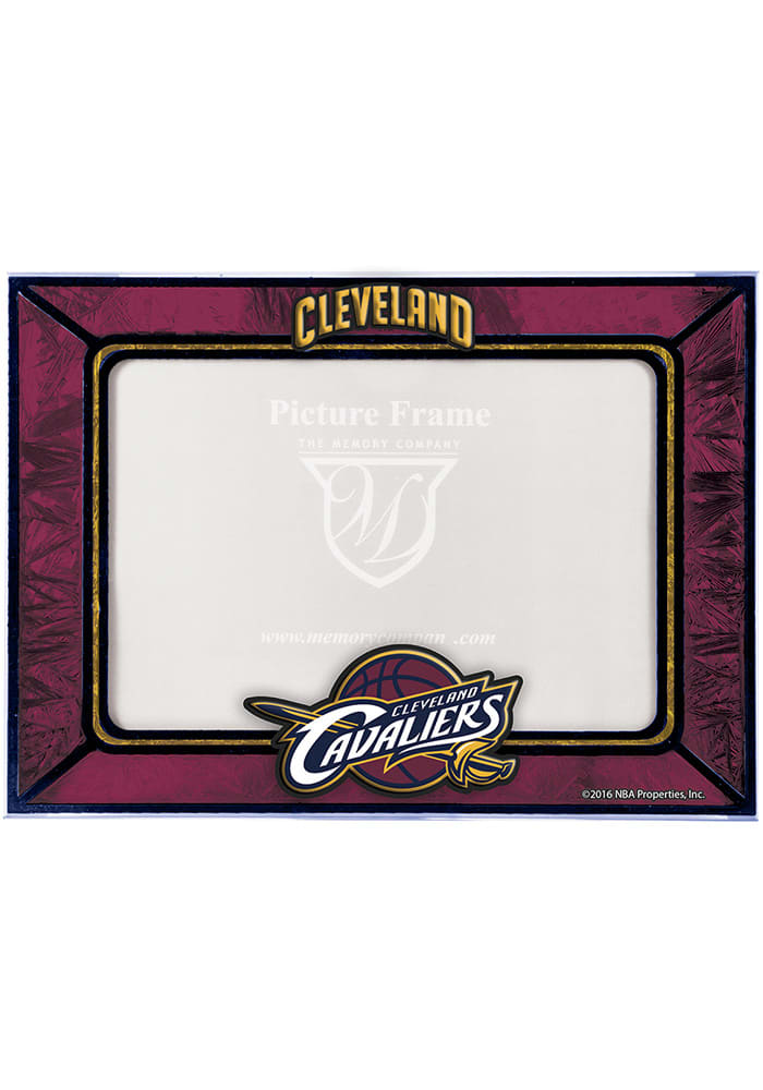Cleveland Cavaliers 4x6 Art Glass Horizontal Picture Frame