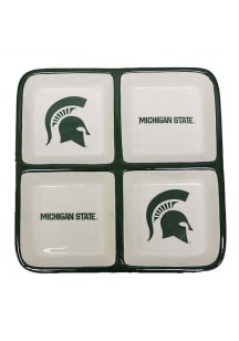 Michigan State Spartans 4 Section Serving Tray