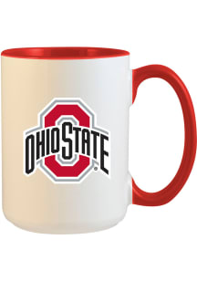 Ohio State Buckeyes 15oz Inner Color White Mug
