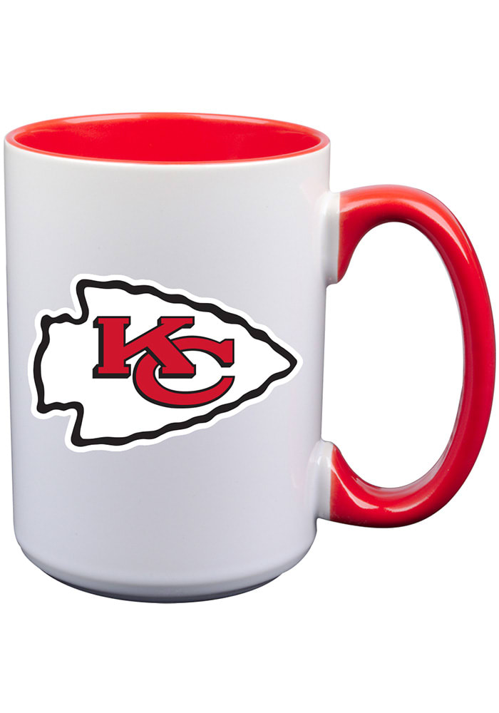 Kansas City Chiefs 15oz Inner Color White Mug