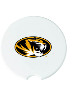Missouri Tigers Ceramic 2 Pack Car Coaster - White