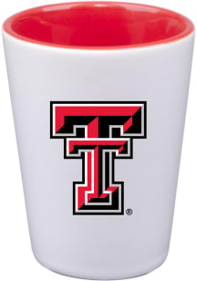 Texas Tech Red Raiders 2oz Inner Color White Ceramic Shot Glass